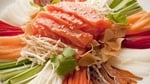 Lo hei salmon